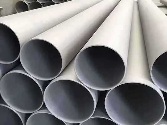 0.7mm 0.8mm Stainless Steel Welded Pipe 316L  High Tensile Strength