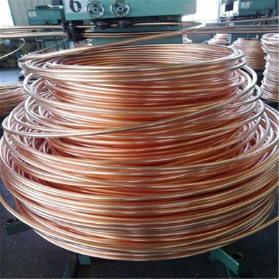 C11000 HVAC Copper Tube Straight Copper Pipe 0.1mm-20mm Heat Conduction