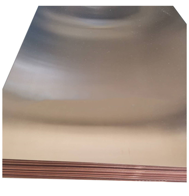 Polished Pure Copper Sheet Plate 4mm~2500mm Width Bronze Sheet Plate