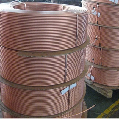 C27000 Industrial Copper Pipe 1/4&quot; 3/8&quot;Air Cooler Bendable Copper Tubing