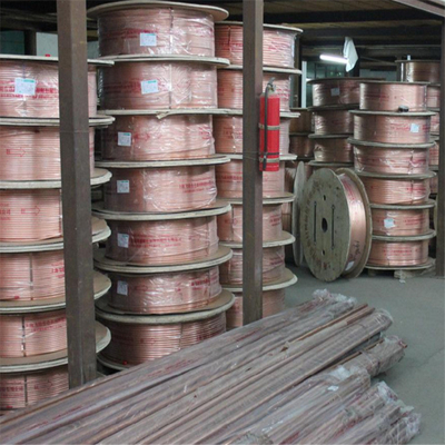 C27000 Industrial Copper Pipe 1/4&quot; 3/8&quot;Air Cooler Bendable Copper Tubing