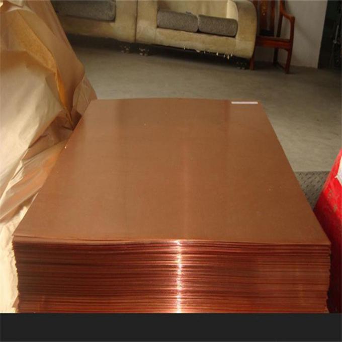 C10200 Customized C10200 2Mm 3Mm 4mm Copper Plate sheet for Construction 1000*2000